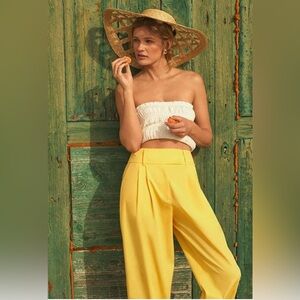 NWOT Anthropologie x Exquise Barrel Leg Chino Pants